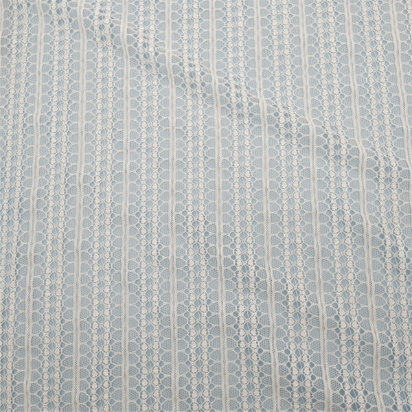 factory direct sales low price white nylon lace fabric with flower