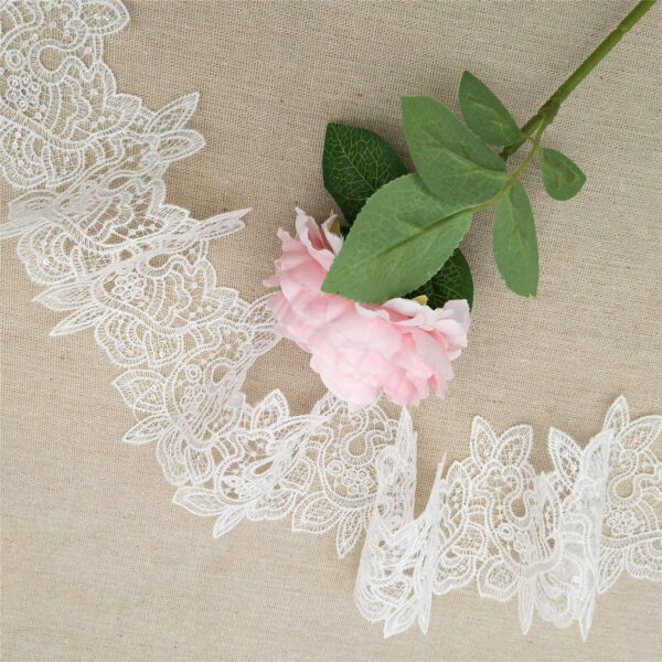 fancy style lace lace trim with embroidery accessory decorative product