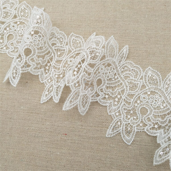 fancy style lace lace trim with embroidery accessory decorative product