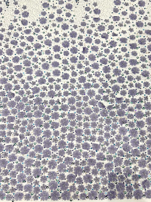 bridal lace fabric made up of bead tubes and bead pieces (copy)