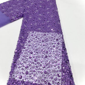 multi color small sequins flower bridal wedding dress beaded lace fabric embroidery sequin lace fabric