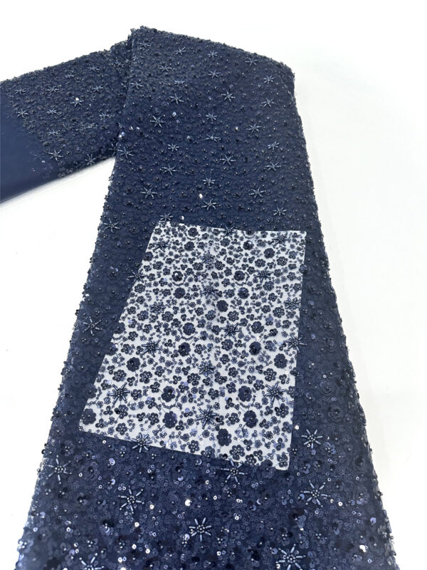 multi color small sequins flower bridal wedding dress beaded lace fabric embroidery sequin lace fabric